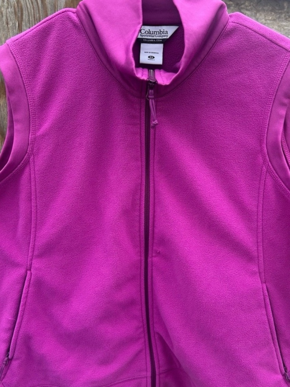 Columbia Women's Purple Sleeveless Vest (reposh)